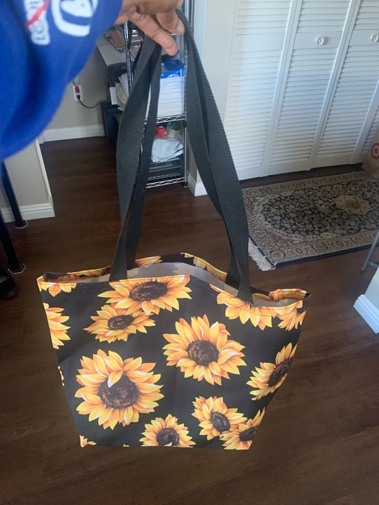 No Brand/Unsure Handbags - Large Sunflower Tote Bag 15” X 17” W/ Inside Hanging Pocket For Your Needs NWOT